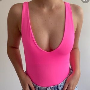 Zara pink bodysuit